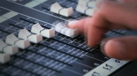 Sound console Stock Footage 11133365