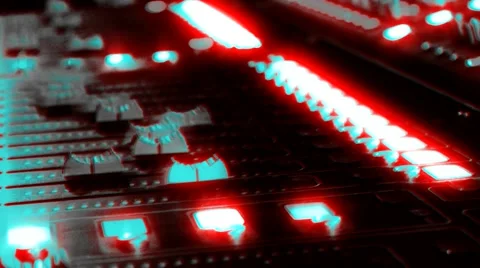 Sound console for a Vj (mix_3) Stock-Footage 50982768