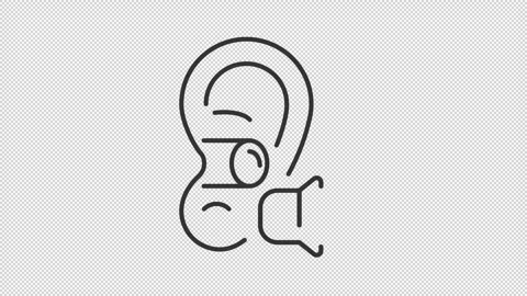 Sound control animation set Stock Footage 274716241