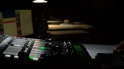 The sound control Stock Footage 111162437