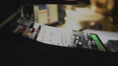 The sound control Stock Footage 111184563