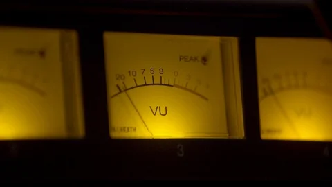 Sound control indicators Stock Footage 106451484