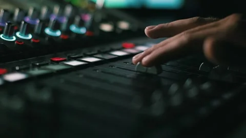 Sound control panel2 Stock-Footage 131043396