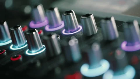 Sound control panel4 Video stock 131043641