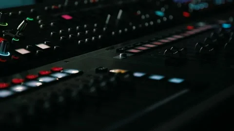 Sound control panel5 Stock Footage 131043713