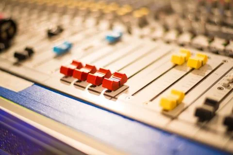 Sound control Stock Photos