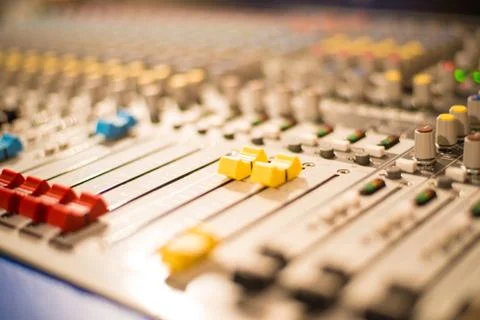 Sound control Stock Photos