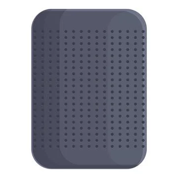 Sound device icon cartoon vector. Smart voice Illustrazione stock