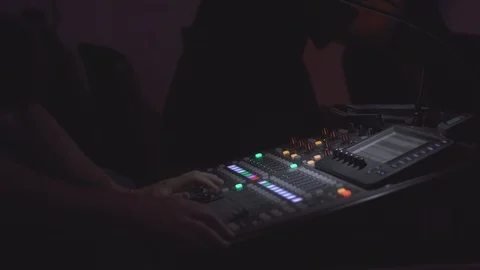 Sound engineer Stock Footage 100653549