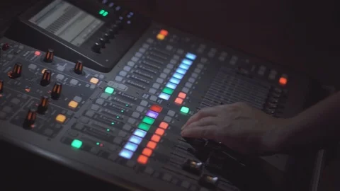 Sound engineer Stock Footage 100653559