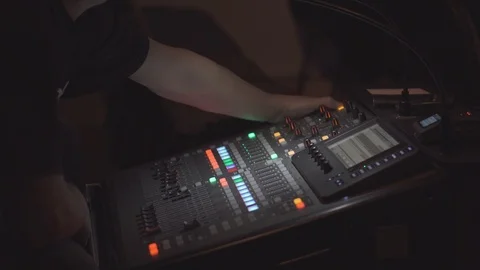 Sound engineer Stock Footage 100653604