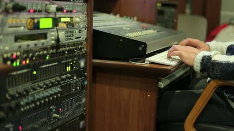 Sound  engineer jobs Stock Footage 45419868