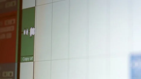 The sound engineer working in the recording studio. Voice recording Stock Footage 89197433