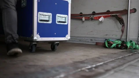 Sound Engineering Installation Of Professional Audio Equipment. Stock Footage 237461932