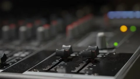Sound engineering mixing mastering knobs it in session 動画素材 228907522