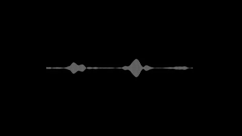 Sound equalizer bars and audio waveform animation. 库存影片 337013134