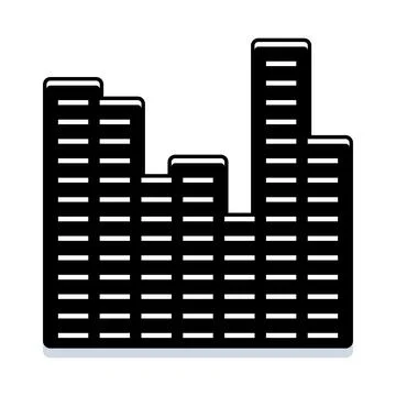Sound equalizer bars creating audio waveform diagram Stock Illustration