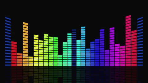 Sound Equalizer Display 스톡 동영상 77090694