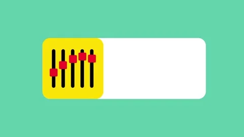 Sound Equalizer Icon Stock Footage 343510539