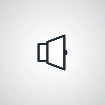 Sound flat icon Stock-Illustration