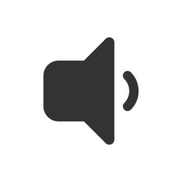 Sound glyph vector icon イラスト素材