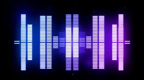 Sound graphic equalizer 1 Stock Footage 24603597