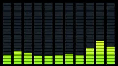 Sound graphic equalizer 스톡 동영상 71603140