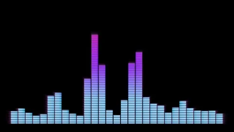 Sound graphic equalizer Stockbeeldmateriaal 71603388