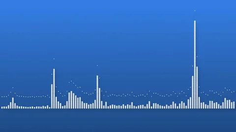 Sound graphic equalizer Stock Footage 72183693