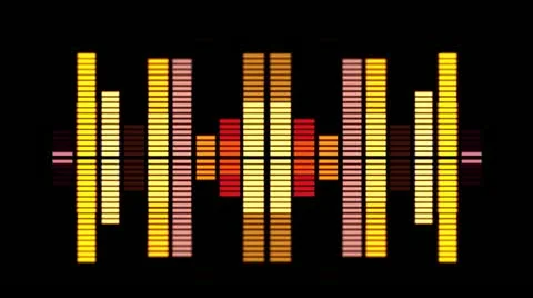 Sound graphic equalizer ( series 5 version 12 )  + More and most diverse 库存影片 10887931