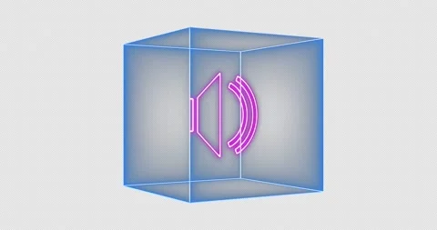 Sound Icon Box 01-alpha Stock Footage 233894187