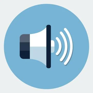 Sound icon Illustrazione stock