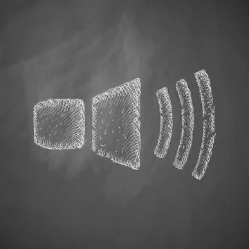 Sound on icon Stock Illustration