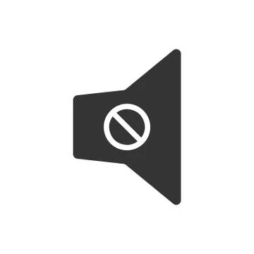 Sound off Icon Stock Illustration