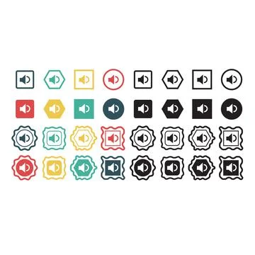 Sound icon Illustrazione stock