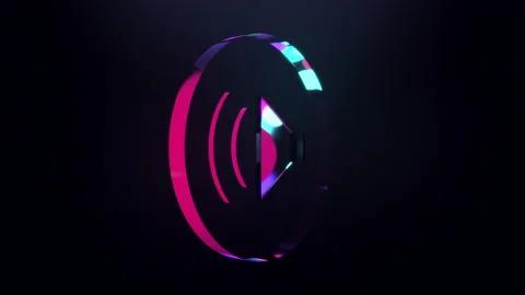Sound Icon Loop 01 Stock Footage 150093900