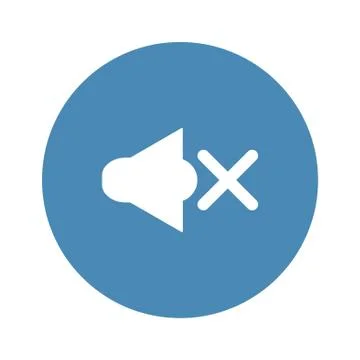 Sound Icon Vector flat design style Stock Illustration