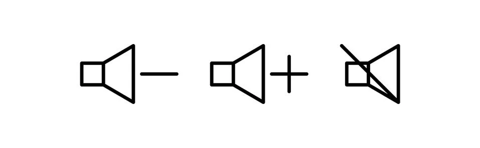 Sound icon vector. vector illustration template. Stock Illustration