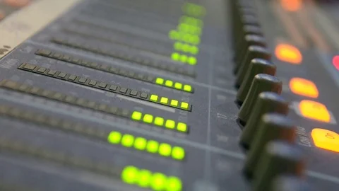 Sound level meter equaliser Stock Footage 71332296