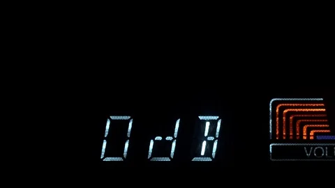 Sound level meter equalizer display. Stock Footage 76170146