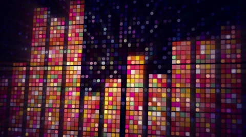 Sound level meter equalizer party loop background 스톡 동영상 36168730