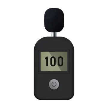 Sound level meter. Stock Illustration