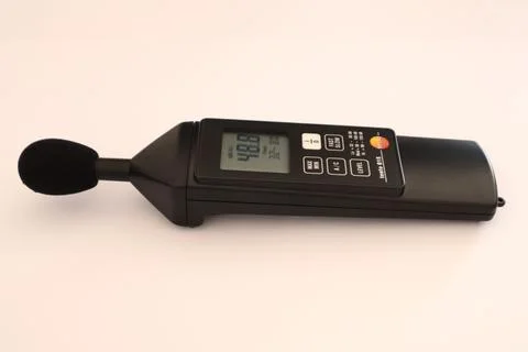 Sound level meter instrument designed to measure noise levels Stock Photos