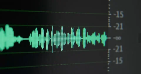 Sound manager increases sound volume intensity on track Video stock 140960091