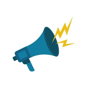 Sound megaphone device Stock Illustration