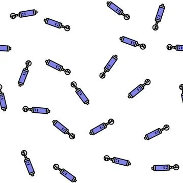 Sound mic microphone vector seamless pattern Illustrazione stock