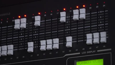 Sound mixer console Stock Footage 333543017