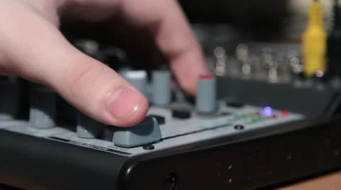 Sound mixer Stock Footage 20645952