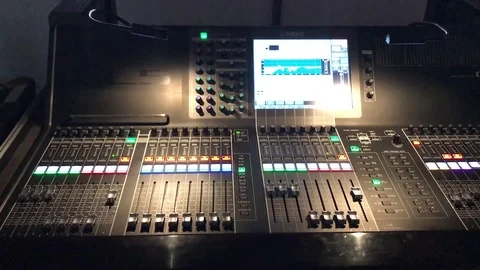 Sound Mixer, Hands Using Sliders for Adjusting Sound 스톡 동영상 79998230