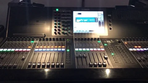 Sound Mixer, Hands Using Sliders for Adjusting Sound 스톡 동영상 79998575